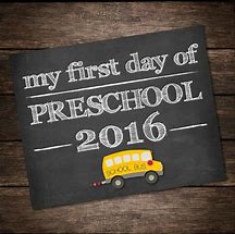 Image result for My First Day of Preschool Book