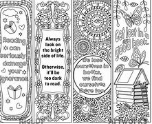 Image result for Color Your Own Bookmark Free