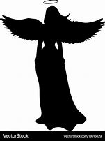 Image result for Garden Angel Silhouette