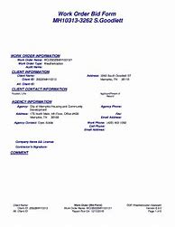 Image result for Contract Bid Form