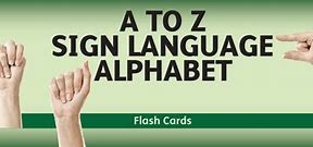 Image result for Sign Language Alphabet Printable Poster