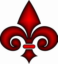 Image result for Fleur De Lis Red White Blue