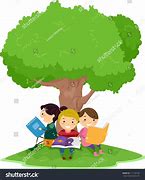 Image result for Children Sitting Under a Tree Learning From an Elder