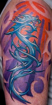 Image result for Tribal Dragon Tattoo Drawings