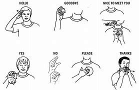 Image result for American Sign Language Cards