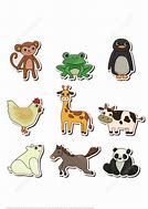 Image result for Animal Coloring Stickers