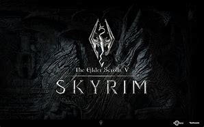 Image result for Skyrim Logo Wallpaper