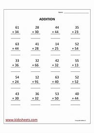 Image result for Excel Math Worksheets Free Printable