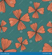 Image result for Orange Flower Pattern