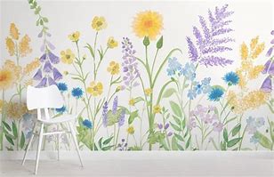 Image result for Wildflower Wall Murals