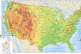 Image result for Physical Maps of the United States Zip