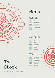 Image result for Simple Food Menu Design