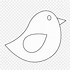 Image result for Black Outline of a Bird On a Branch