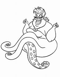 Image result for Ariel and Ursula Coloring Pages