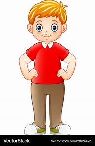 Image result for Cartoon Boy Standing Up