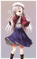 Image result for Anime Girl with White Hair Kid