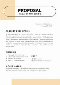 Image result for Simple Proposal Example