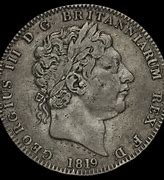 Image result for 1819 Crown Coin