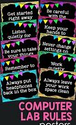 Image result for Printable Computer Lab Rules