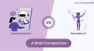 Image result for Conversational AI vs Generative Ai