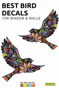 Image result for Bird Wall Stickers Black and White