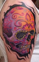 Image result for Cool Skull Tattoos