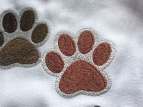 Image result for Cat Paw Print Embroidery Design Free