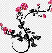 Image result for Pink Rose Vine Clip Art