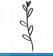 Image result for Curved Leaf Branch Silhouette