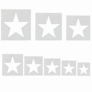 Image result for Star Stencils for Painting