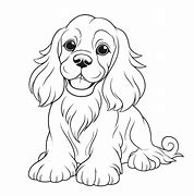 Image result for Cocker Spaniel Dog Coloring Pages