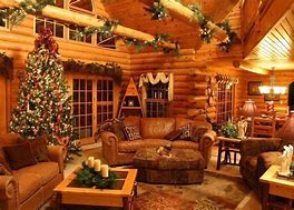 Image result for Log Cabin Christmas Tree with Family Tree