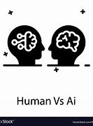 Image result for AI vs Human Vector Image