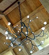 Image result for Branch Cast Iron Chandelier