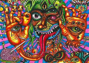 Image result for Trippy Frog Art HD