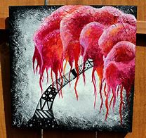 Image result for Pink Willow Tree Painting