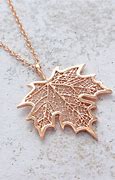 Image result for Maple Leaf Necklace