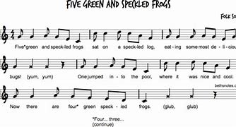 Image result for Seven Green Speckled Frogs