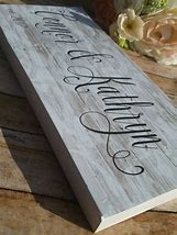 Image result for Personalized Wooden Signs for Weddings