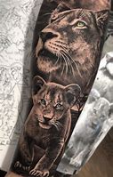 Image result for Mother Lion and Cubs Tattoo