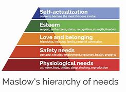 Image result for Maslow's Hierarchy of Needs Work