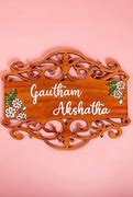 Image result for Name Plate Design with Family Tree