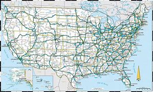 Image result for Map of Us Highways