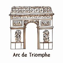 Image result for Arc De Triomphe Cartoon