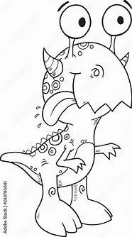 Image result for Silly Monster Coloring Page