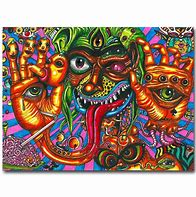 Image result for Psychedelic Art Face