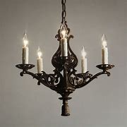 Image result for Branch Cast Iron Chandelier