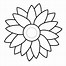 Image result for Flower Outline Clip Art Free