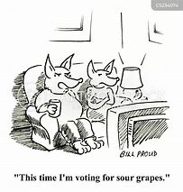 Image result for Sour Grapes Cartoon