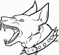 Image result for Angry Dog Coloring Pages